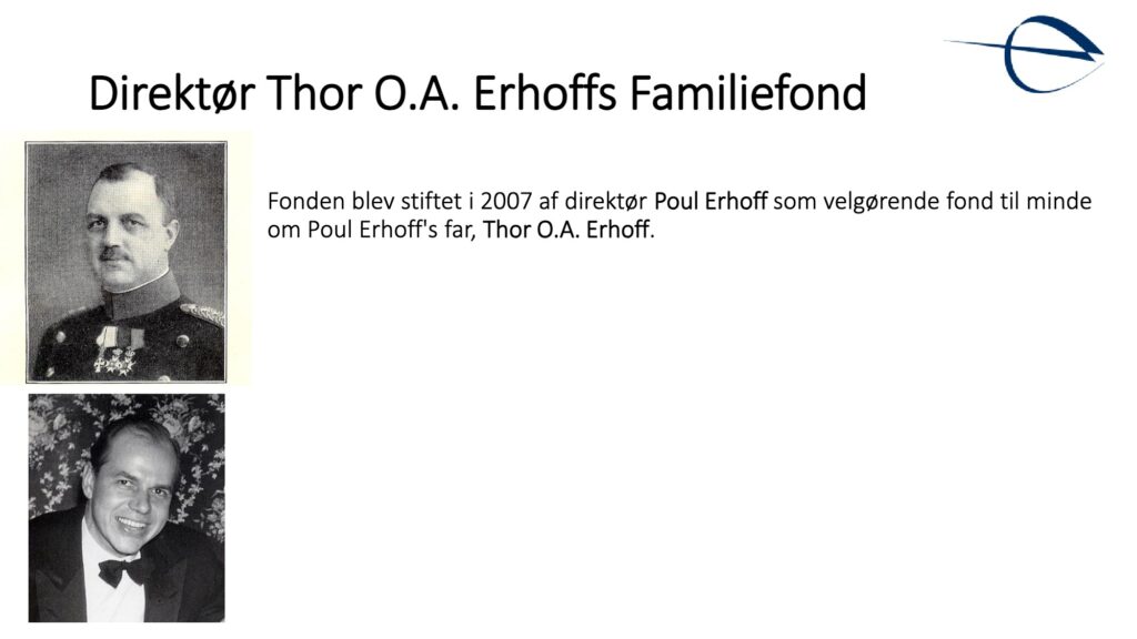 Introduktion til Erhoff Fondens prisoverrækkelse 2026, slide 2