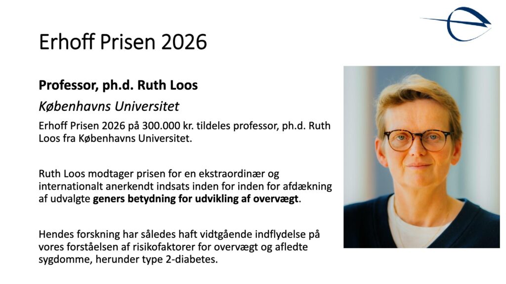 Introduktion til Erhoff Fondens prisoverrækkelse 2026, slide 9