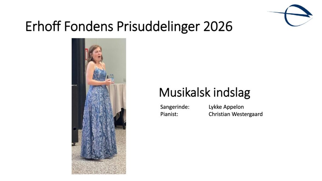 Introduktion til Erhoff Fondens prisoverrækkelse 2026, slide 11