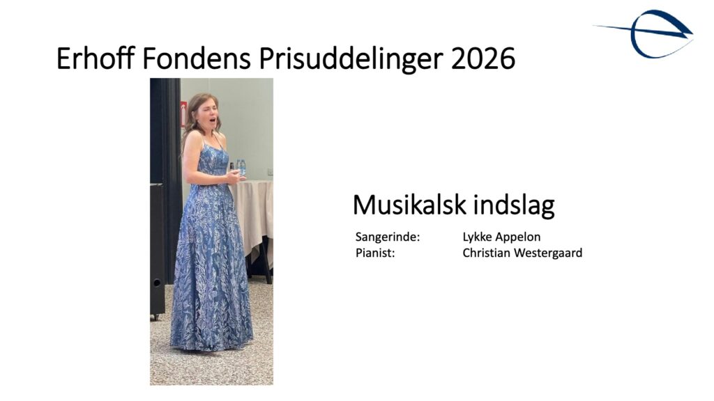 Introduktion til Erhoff Fondens prisoverrækkelse 2026, slide 14